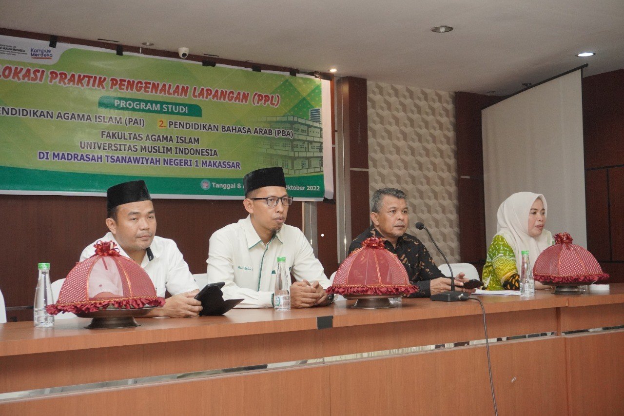 MTsN 1 Kota Makassar Melakukan Serah Terima Mahasiswa PLP 2 UIN dan PPL UMI