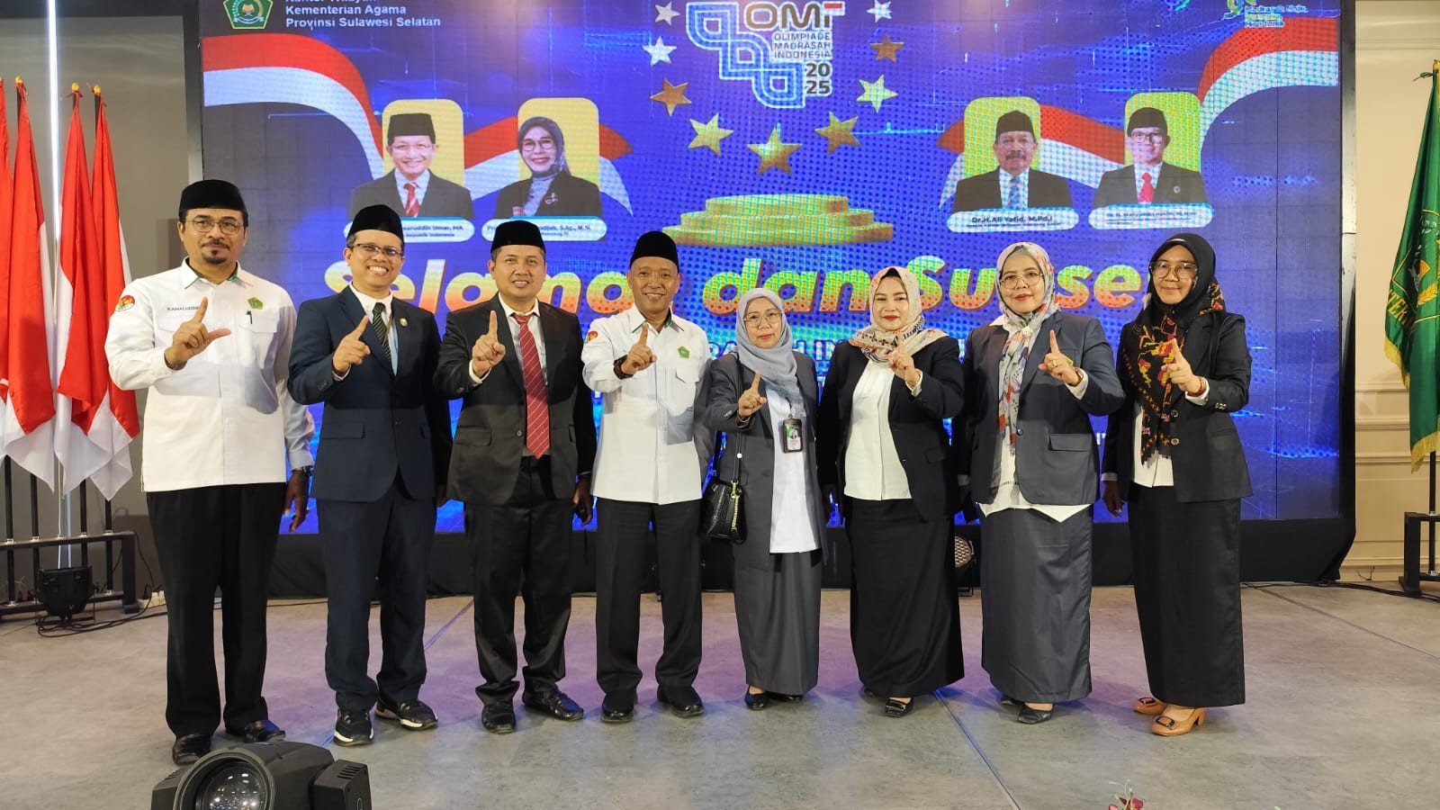 MTsN 1 Kota Makassar Ikuti Pembukaan OMI Tingkat Provinsi Sulsel