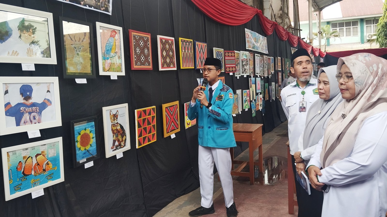 Madrasah Art, Bentuk Kreativitas Tugas Akhir Kelas IX MTsN 1 Kota Makassar