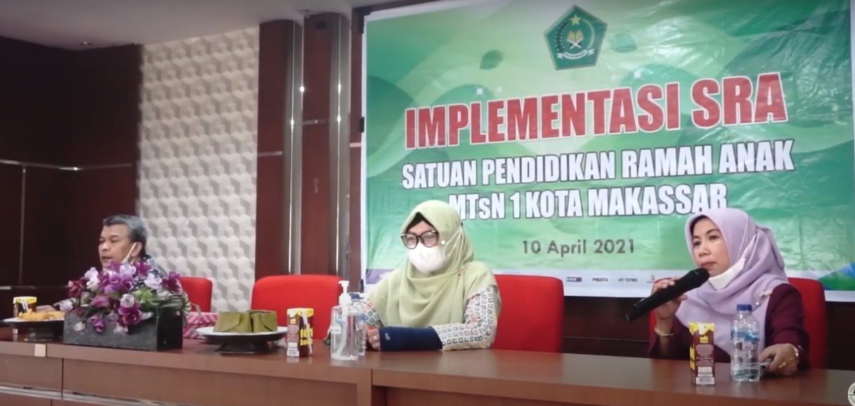 Implementasi SRA Satuan Pendidikan Ramah Anak MTsN 1 Kota Makassar